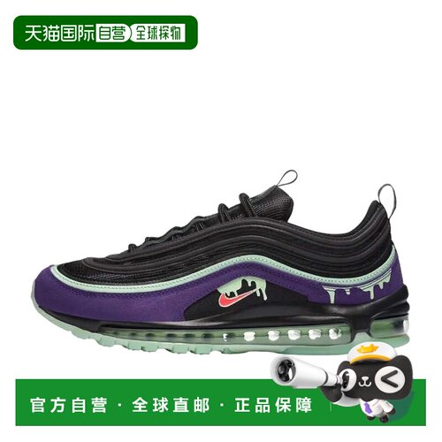 日本直邮Nike Air Max 97 'Halloween Slime' 运动舒适 反毛皮织