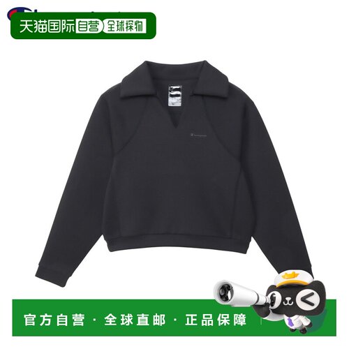 日本直邮Champion SKIPPER 卫衣 男女款 透气弹力保暖 灰黑色 CW-