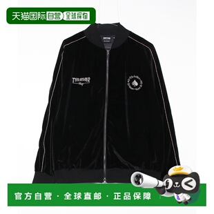 1h可退 日本直邮THRASHER 男女同款 贝罗阿材质 日式刺绣棒球外套