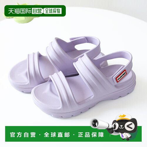 日本直邮HUNTER 女士 BLOOM ALGAE FOAM SANDAL 凉鞋鞋背带厚底轻