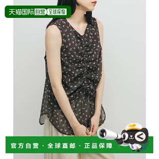 1h可退 日本直邮KBF女装2025春夏新款花型网纱上衣露肩设计透气舒