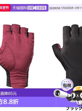 日本直邮Shimano Glove 05 钓鱼手套 5 M 黑红色 GL-007Y新款