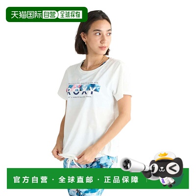 日本直邮ROXY 女士YOUR FLAVA 水陆两用短袖T恤 25SURST252560WHT