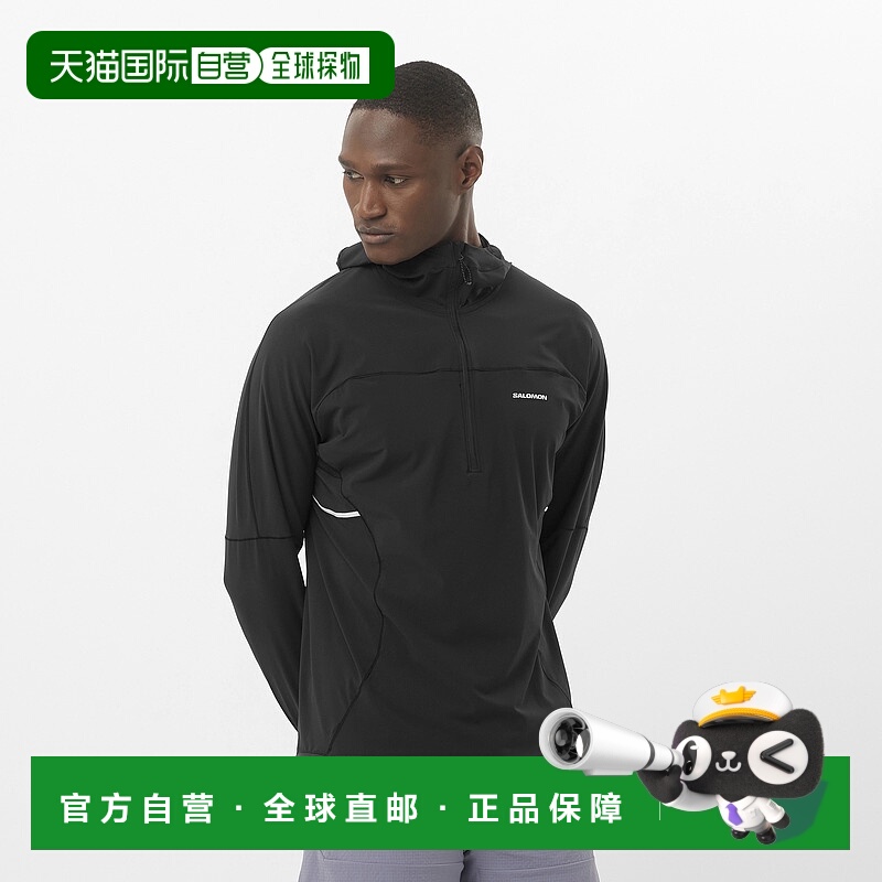 日本直邮SALOMON SENSE AERO HYBRID 男士带帽中层夹克 [sense-ae