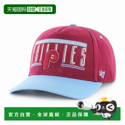日本直邮47brand Phillies 费城人 DOUBLE HEADER BASE LINE HITC