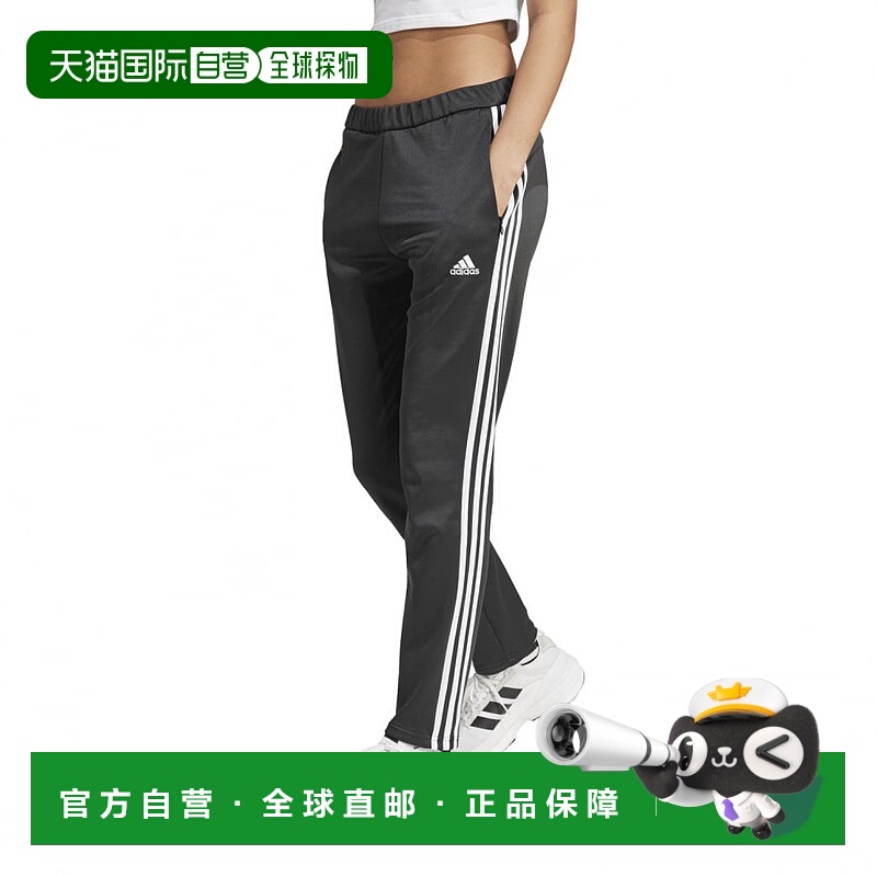 日本直邮adidas-阿迪达斯女子球衣裤子经典三条纹曲奇裤kub32 JF8