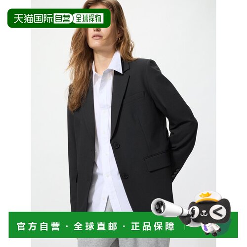 日本直邮休闲西装外套 修身剪裁 舒适自在优衣库夹克
