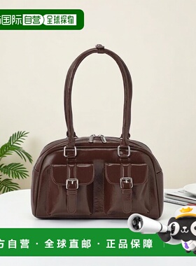 日本直邮日潮 GRL 双口袋波士顿包  tr1004手提包单肩包