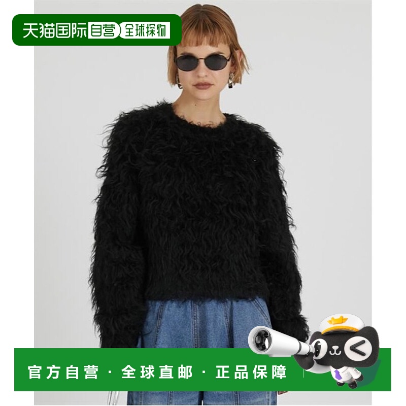 1h可退 日本直邮PRANK PROJECT 女装 宽松设计 半拉链 Shaggy针织
