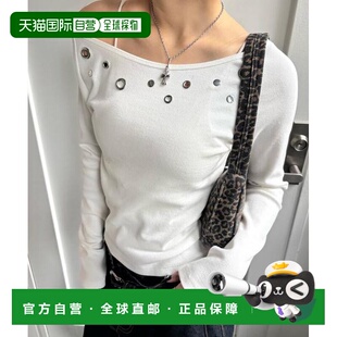 日本直邮官方授权 WHO’S WHO gallery EYELET OFF SHOULDER TOPS