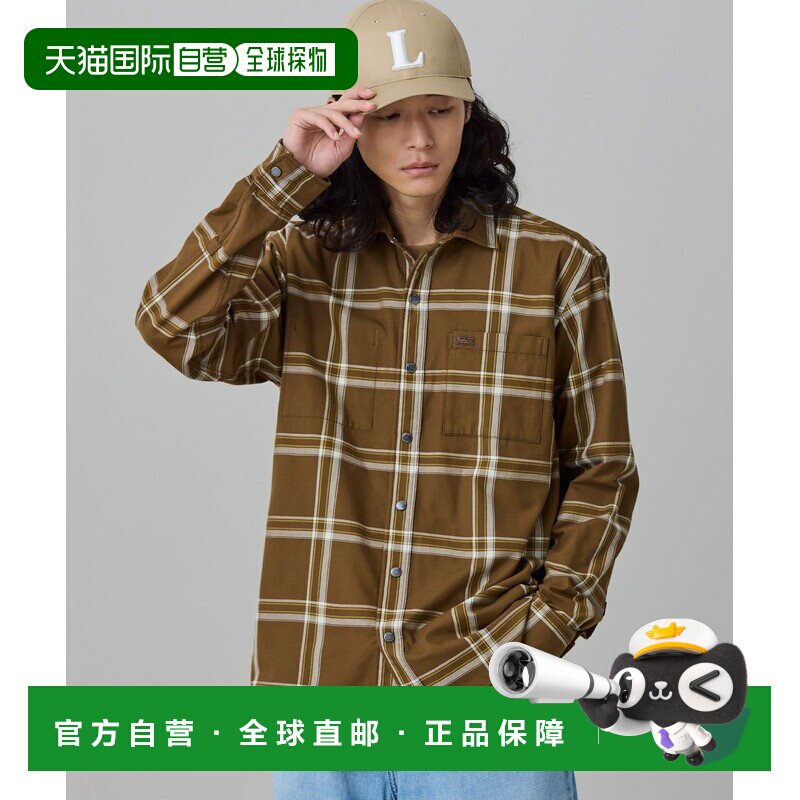 日本直邮LACOSTE 男装 双面穿格纹休闲衬衫 AG207【付后1h可退】