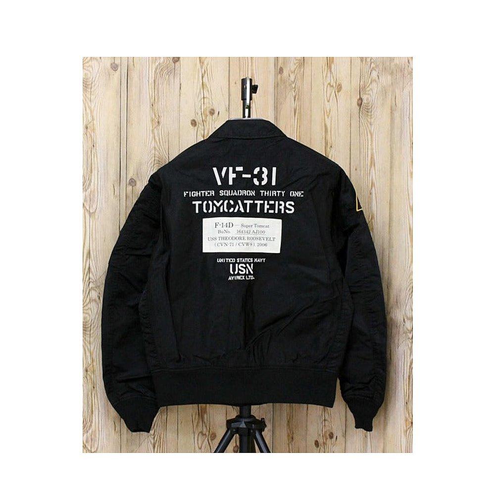 日本直邮AVIREX WASHED CWU-36P TOMCATTERS 飞行夹克 [89619191]