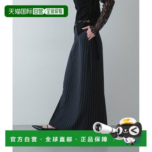 日本直邮SENSE OF PLACE 女装 不对称褶裥修身半裙 AA26230205110