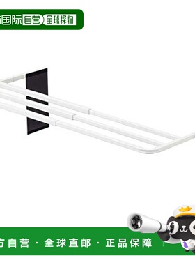 【日本直邮】山崎实业浴室用伸缩多功能架白色W43XD32XH18cm 4875