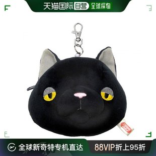 日本直邮 MONP 黑猫 0180B mochineko Shinada 猫咪卡包