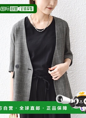 日本直邮SHIPS 2WAY 缎面×针织方形 Tank Top 上衣 [SH8611EW047