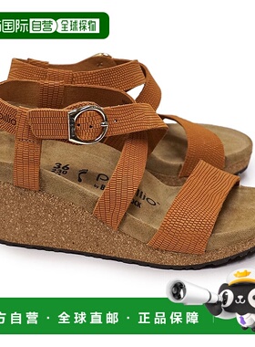 日本直邮勃肯凉鞋 Papillio Sibyl 环扣女士坡跟鞋底压花休闲 Bir