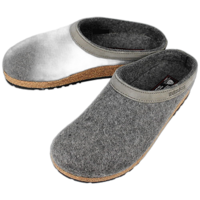 日本直邮HAFLINGER GRIZZLY TORBEN 室内拖鞋煤灰色 HL71300110