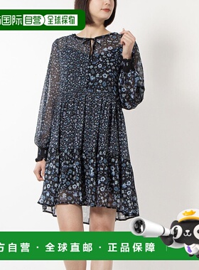 日本直邮Desigual 花柄雪纺短连衣裙 [DE819EW24506]