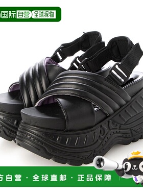 日本直邮YOSUKE 厚底带垫皮带凉鞋 [4460061 YO729BW20142]厚底鞋