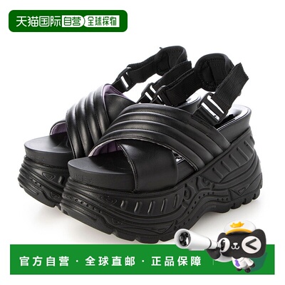 日本直邮YOSUKE 厚底带垫皮带凉鞋 [4460061 YO729BW20142]厚底鞋