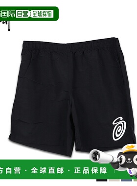 日本直邮STUSSY短裤半裤男两栖拒水大码CURLY S WATER SHORT奶油1