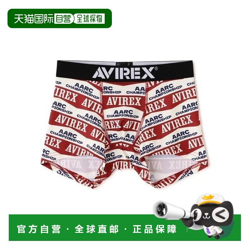 日本直邮AVIREX AARC全印花平角短裤图片