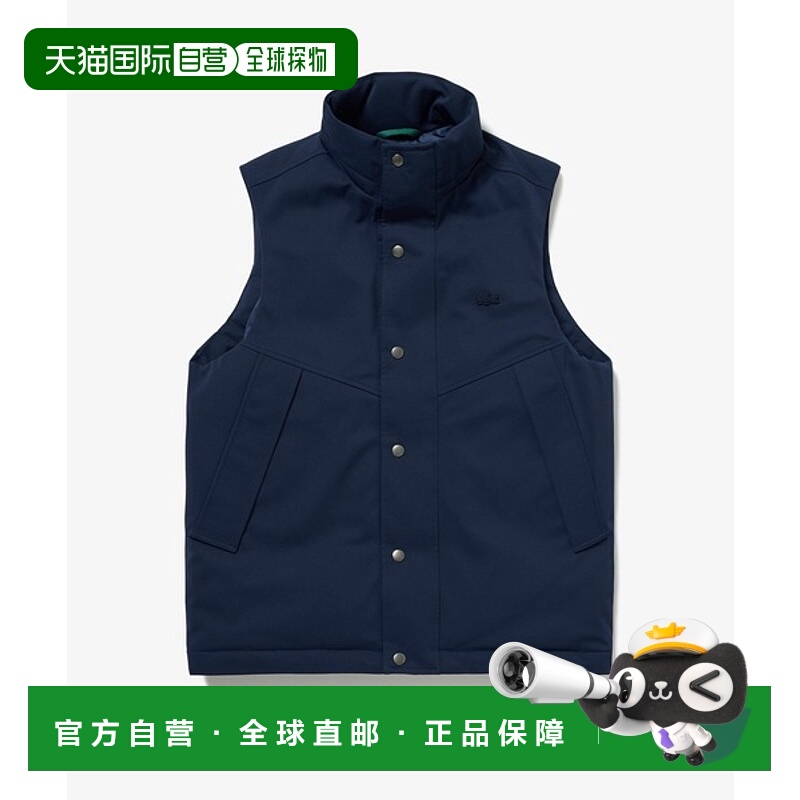 日潮跑腿LACOSTE法国鳄鱼 RDS防水透气高领拉链珠地布羽绒马甲 BH