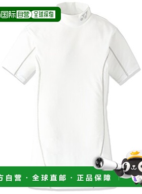 日本直邮YONEX 高领短袖衬衫 STB-F1007-011高档舒适 时尚百搭