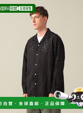 日本直邮Pilgrim Surf+Supply 男装 定番宽松长袖衬衫 反向贴布工