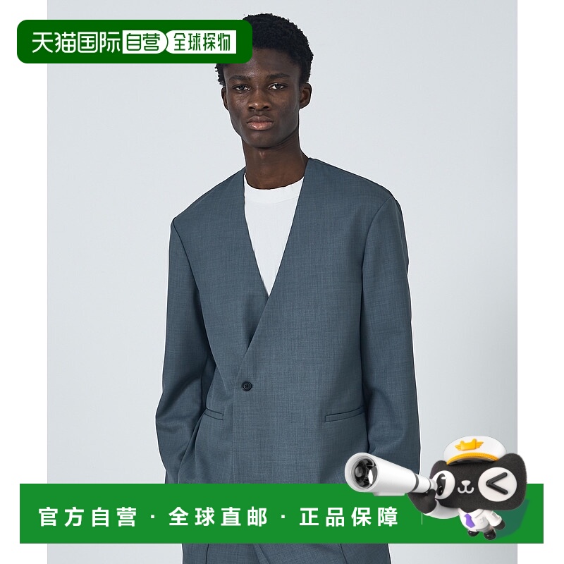 1h可退 日本直邮5351 POUR LES HOMMES 男士无领半双排扣西装外套