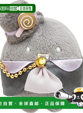 【日本直邮】San X 卡通毛绒玩偶 灰色橙色套装 MF62201