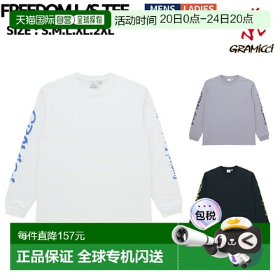 日本直邮Gramicci FREEDOM 长袖T恤 休闲衬衫 G6SU-T122