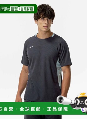 日本直邮MIZUNO-Mizuno男士短袖功能T恤干燥的Aeroflow T恤32MAC0