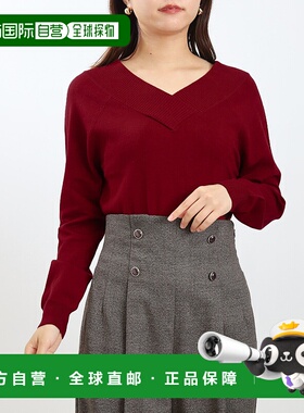 1h可退 日本直邮ASTORIA ODIER 女装 V领针织衫 简约百搭显瘦上衣