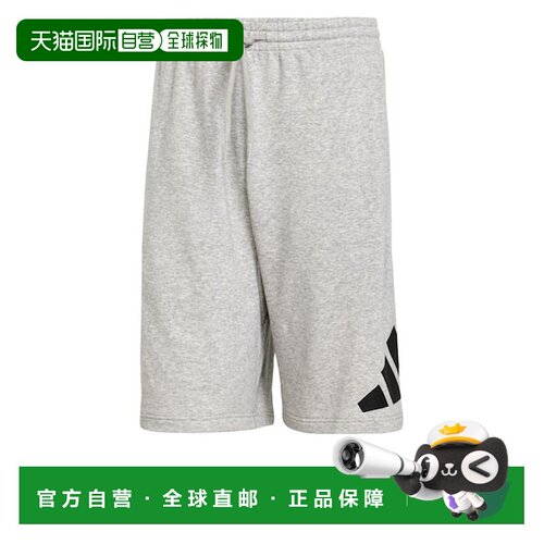 日本直邮Adidas/阿迪达斯品牌Logo五分系带口袋休闲短裤日版男款