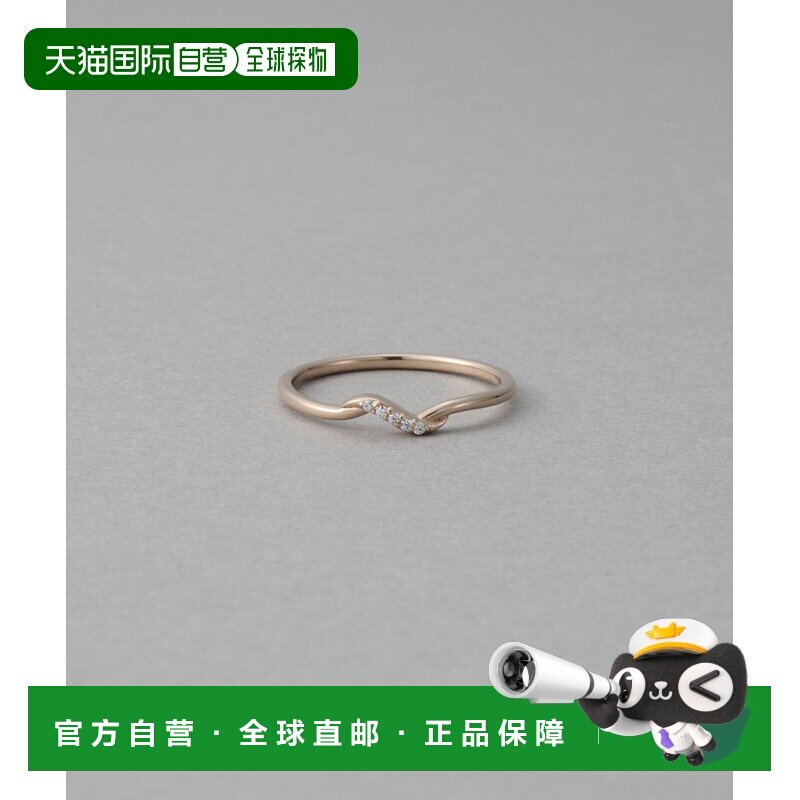 日本直邮ete 女士水波纹宝石环戒指 821547 【付后1h可退】