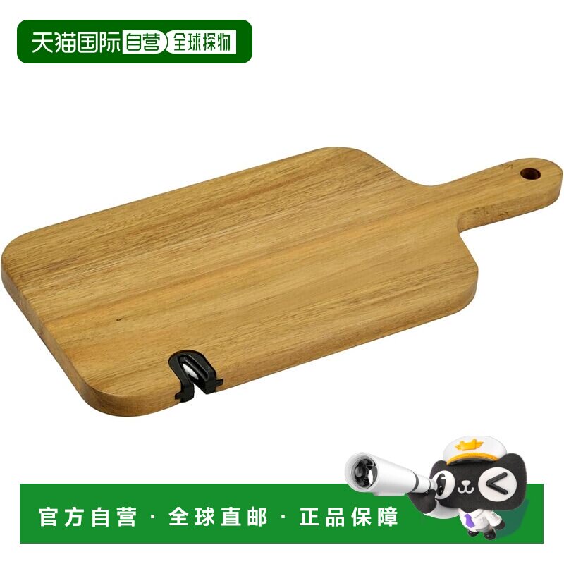 【日本直邮】鹿牌 (CAPTAIN STAG) 带磨刀器切菜板/砧板 34cm户外