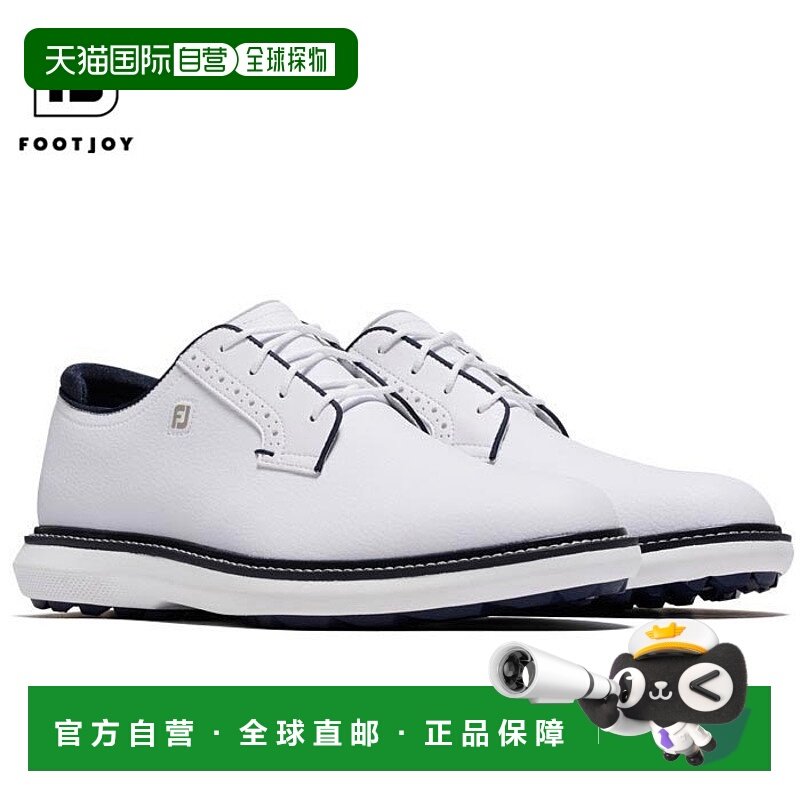 日本直邮FootJoy 男士 FJ TRADITIONS 无钉高尔夫球鞋57948白色 [