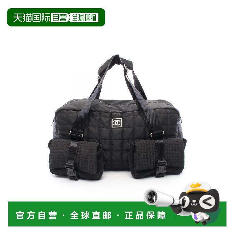 日本直邮中古Chanel香奈儿女包B级9新Keepall 45 旅行袋手提包