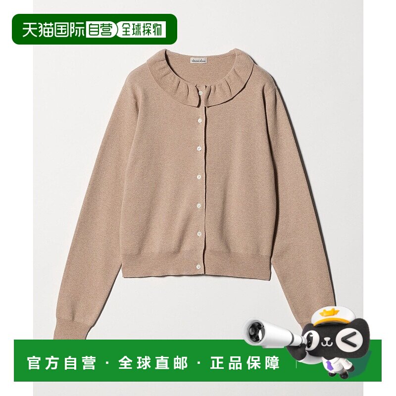 1h可退 日本直邮Steven Alan 女装 全棉羊绒 蕾丝边 针织开衫 822