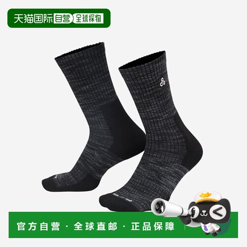 日本直邮Nike 运动休闲舒适简约中筒袜 男女同款 1双装