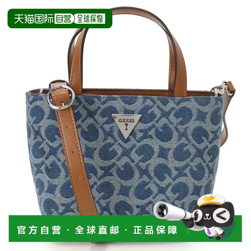 日本直邮GUESS WELLS Mini Tote 迷你托特包斜挎包