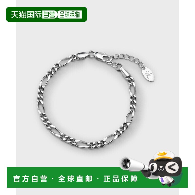 日本直邮tk.TAKEO KIKUCHI 男士 真 brass 喜平链 编织设计手链 9