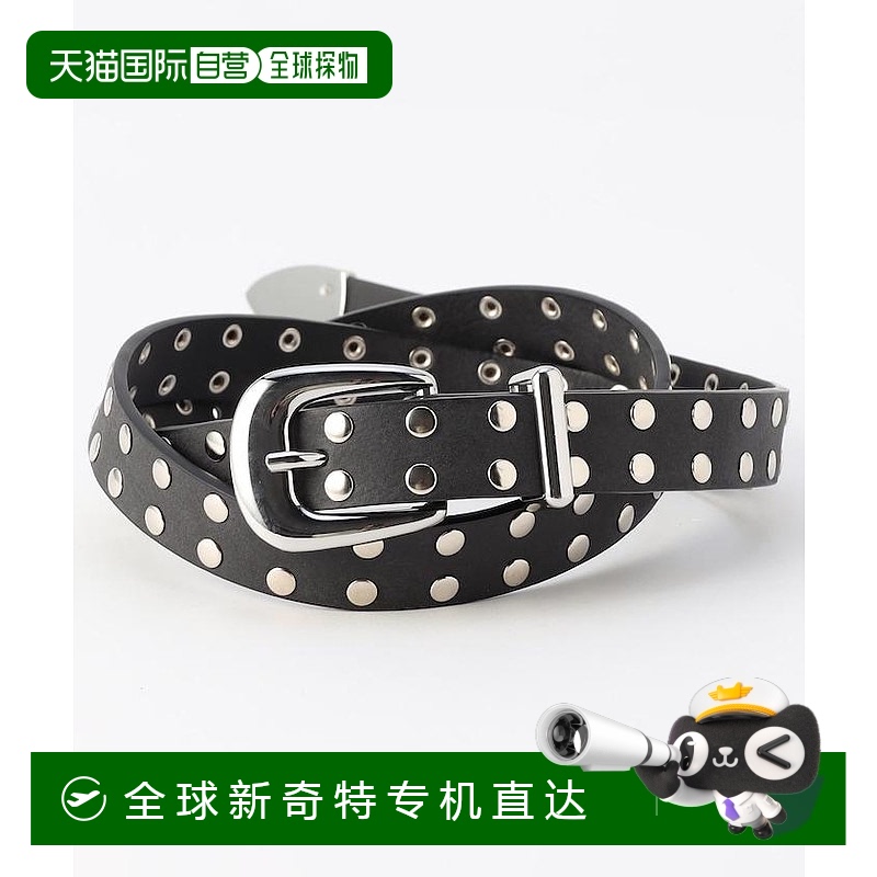 1h可退 日本直邮FREAK'S STORE 男士双铆钉窄款皮带 108224890037