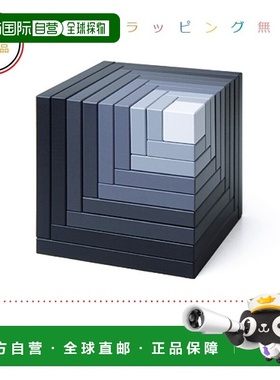 日本直邮Naef Cella 灰色单色积木（含木盒）