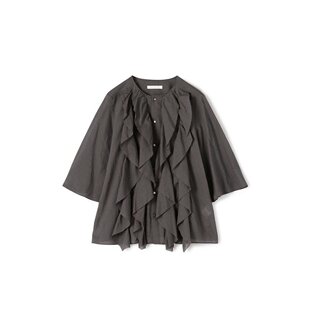 1h可退 日本直邮TOMORROWLAND 印度棉 褶边衬衫