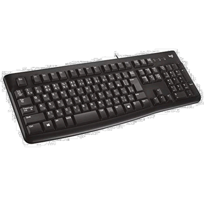 【日本直邮】罗技 有线键盘 防水静音设计 K120 USB 带数字 小键