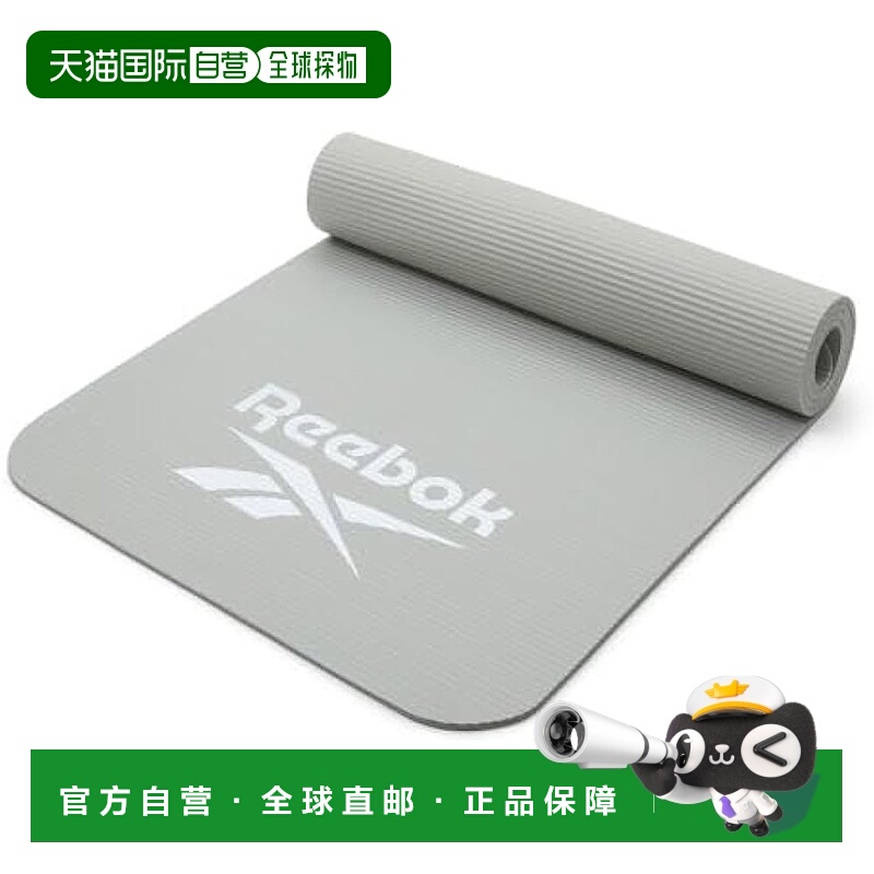 【日本直邮】Reebok锐步 瑜伽垫健身垫 7mm 灰 TKS91RB060
