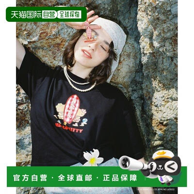 日本直邮MILKFED. × HELLO KITTY 夏日冲浪风短袖T恤 男女同款